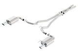 Borla Atak S Cat-Back 15-17 Ford Mustang GT 5.0L V8 MT/AT 2.5in pipe 4in tip 140591