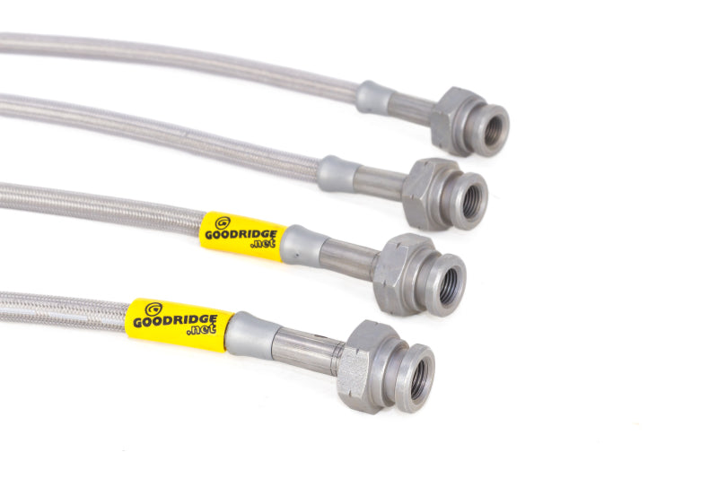 Goodridge 92-95 Honda Civic All Models w/ Rear Drum / 93-00 Del Sol Rear Drum SS Brake Lines 20015