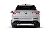 Rally Armor 2022 MK8 Volkswagen Golf GTI/R Black UR Mud Flap w/ Blue Logo MF80-UR-BLK/BL