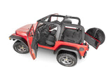 BedRug 97-06 Jeep TJ Front 3pc Floor Kit (w/o Center Console) - Incl Heat Shields (S/O Only) BRTJ97FNC