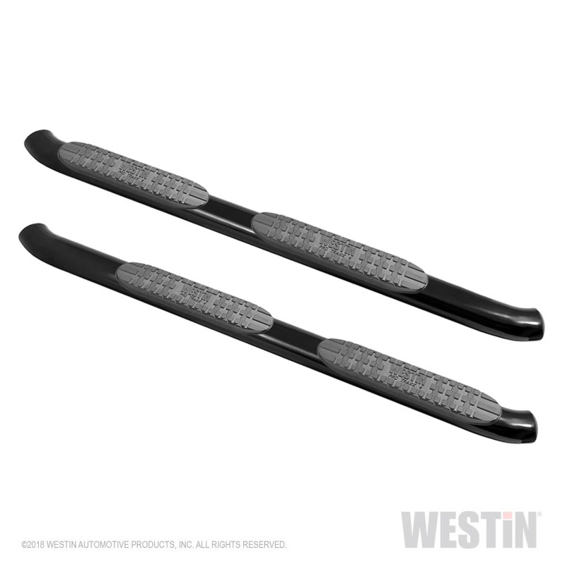 Westin 18-20 Jeep Wrangler JL Unlimited 4DR PRO TRAXX 4 Oval Nerf Step Bars - Textured Black 21-24065