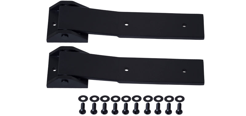 Kentrol 07-18 Jeep Wrangler JK Tailgate Hinge Pair - Textured Black 80578