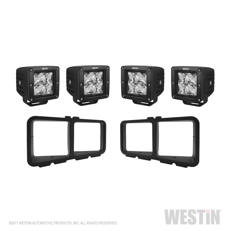 Westin Universal Light Kit for Outlaw Front Bumpers - Textured Black 58-9915