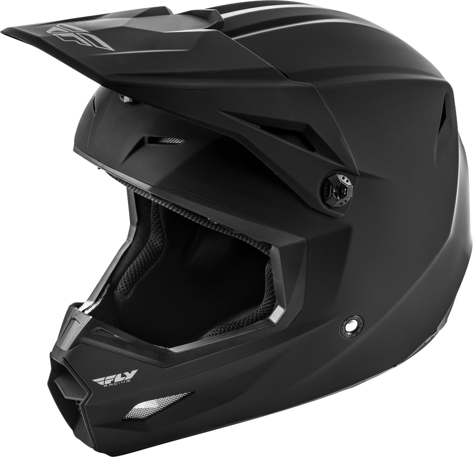 FLY RACING Elite Solid Helmet Matte Black Ym 73-8610-2