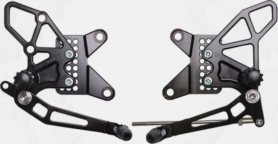 VORTEX Rear Set Complete Blk Kaw RS416K