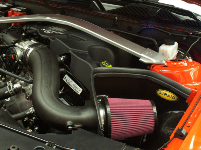 Airaid 11-14 Ford Mustang 3.7L V6 MXP Intake System w/ Tube (Oiled / Red Media) 450-265