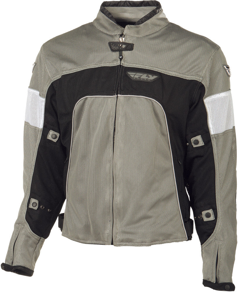 FLY RACING Coolpro Ii Mesh Jacket Silver/Black L #5791 477-4034~4