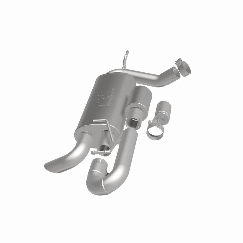 MagnaFlow 07-18 Jeep Wrangler JK Overland Series Axle-Back Exhaust System 19668