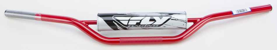 FLY RACING 1010 Carbon Steel Handlebar Hon Cr High Red MOT-123X-PC-RD