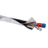 DEI Heat Shroud 3/4in I.D. x 3ft - Aluminized Sleeving - Hook and Loop Edge 10457