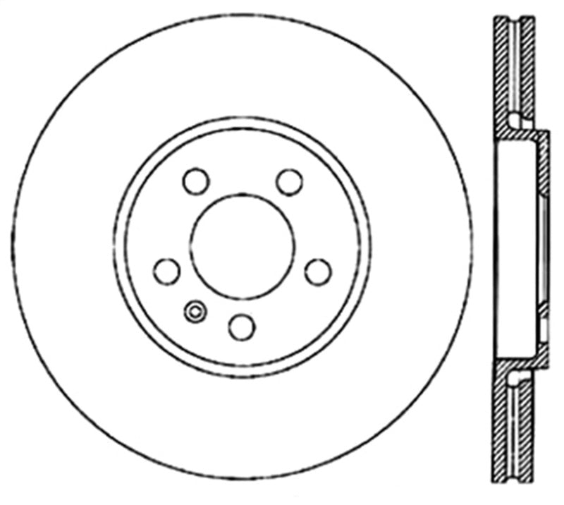 StopTech Slotted & Drilled Sport Brake Rotor 127.33059R