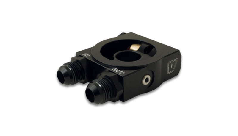 Vibrant Thermostatic Oil Cooler Sandwich Adapter w/Thermostat 17065