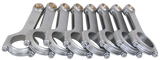 Eagle Chevrolet LS H Beam Stroker Connecting Rods 6.125in Length (Set of 8) CRS6125O3DL19