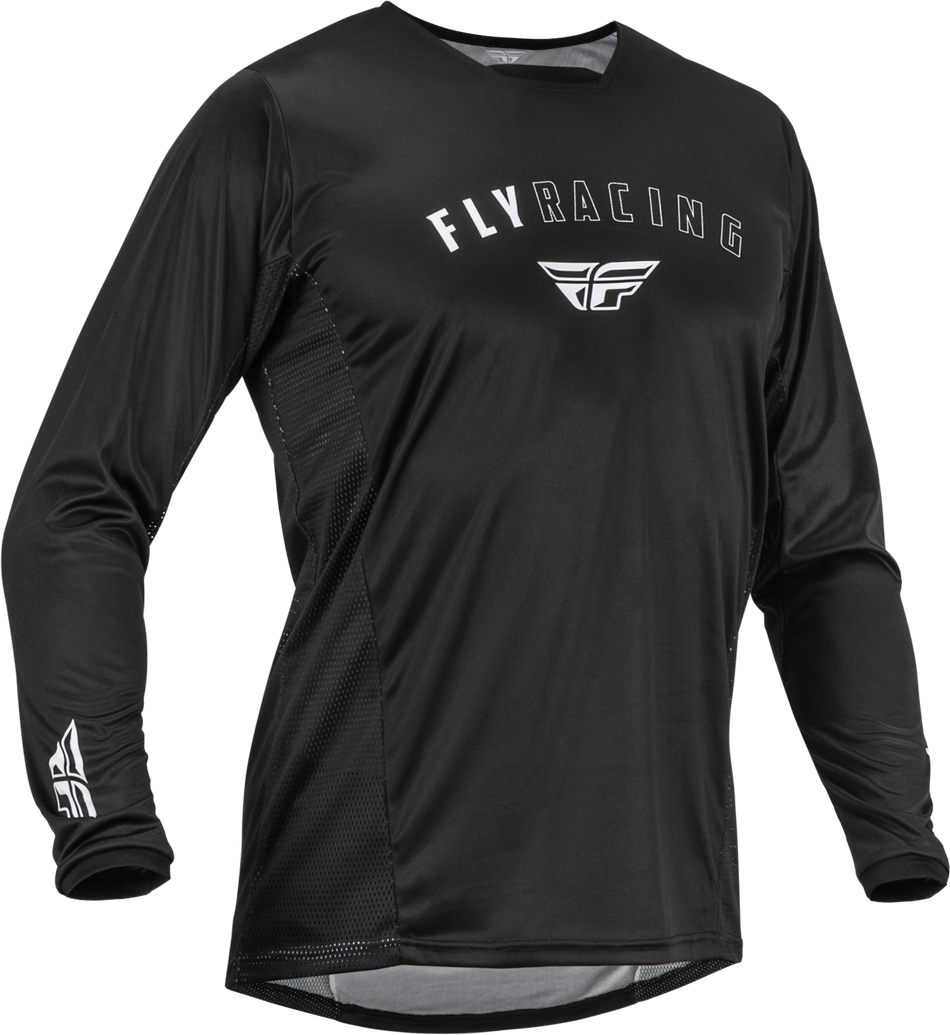 FLY RACING Patrol Jersey Black/White 2x 376-6502X