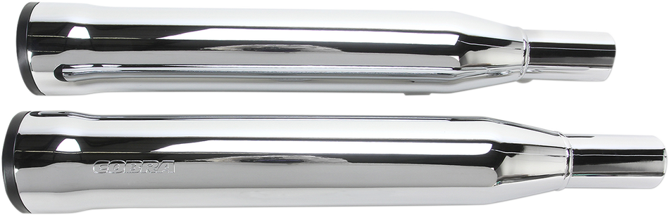 COBRA 3" RPT Mufflers for '07-'13 XL - Chrome 6080