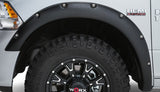 Stampede 2009-2018 Dodge Ram 1500 67.4/76.3/96.3in Ruff Riderz Fender Flares 4pc Textured 8421-5