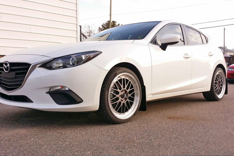 Rally Armor 14-18 Mazda3/Speed3 Black UR Mud Flap w/ Red Logo MF31-UR-BLK/RD