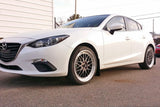 Rally Armor 14-18 Mazda3/Speed3 Black UR Mud Flap w/ Red Logo MF31-UR-BLK/RD