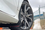 Rally Armor 16-19 Honda Civic Si UR Black Mud Flap w/ Red Logo MF50-UR-BLK/RD