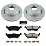Power Stop 12-18 Ford F-150 Rear Z17 Evolution Geomet Coated Brake Kit CRK6271