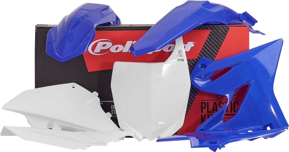 POLISPORT Komplettes Bodykit - OEM Blau/Weiß - YZ 125/250 90647