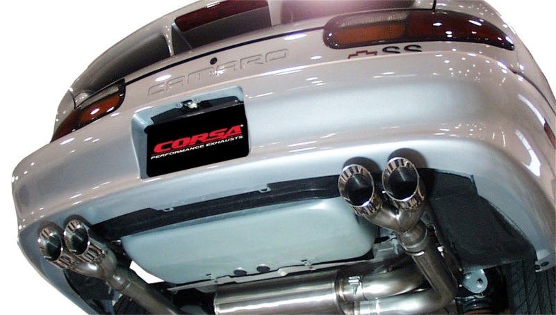 Corsa 98-02 Chevrolet Camaro Convertible Z28 5.7L V8 LS1 Polished Sport Cat-Back Exhaust 14143