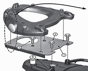 GIVI Top Case Hardware SR5107