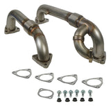 BD Diesel 08-10 Ford F-250/F-350/F-450/F-550 Powerstroke 6.4L Up Pipes Kit w/Manifold Set 1041484