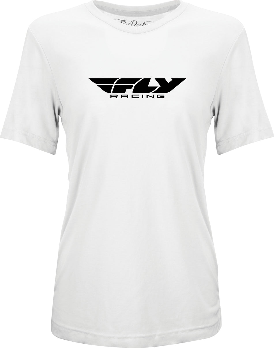 FLY RACING Women's Fly Origin Corporate Tee White 2x 356-05062X