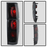 Spyder Nissan Hardbody 86-97 Euro Style Tail Lights Black Smoke ALT-YD-NH86-BSM 5078216