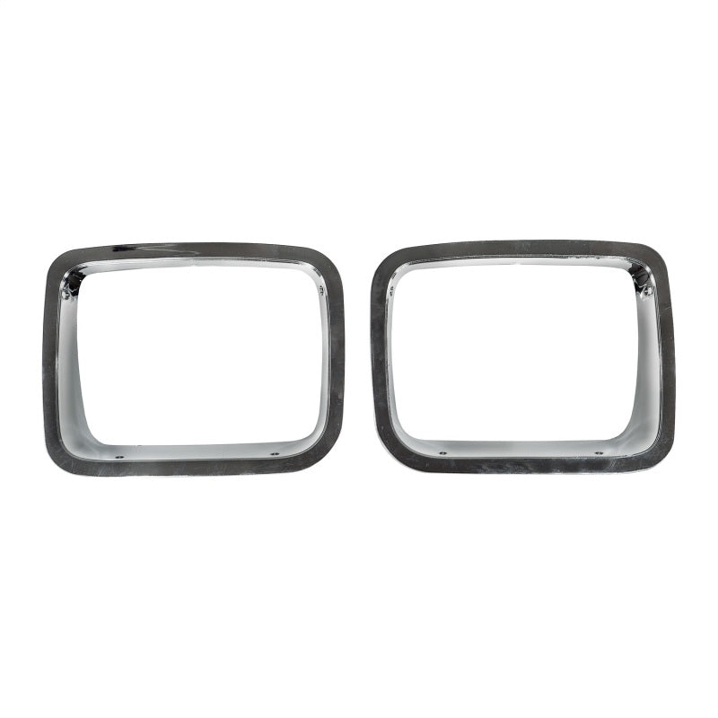 Omix Headlight Bezel Chrome 87-95 Jeep Wrangler YJ 12419.05