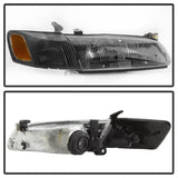 xTune 97-99 Toyota Camry 4pc OEM Style Headlights w/Corner Lights - Black (HD-JH-TCAM97-SET-BK) 9042836