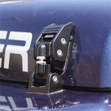 Rugged Ridge 97-06 Jeep Wrangler TJ Black Aluminum Hood Catches 11210.15