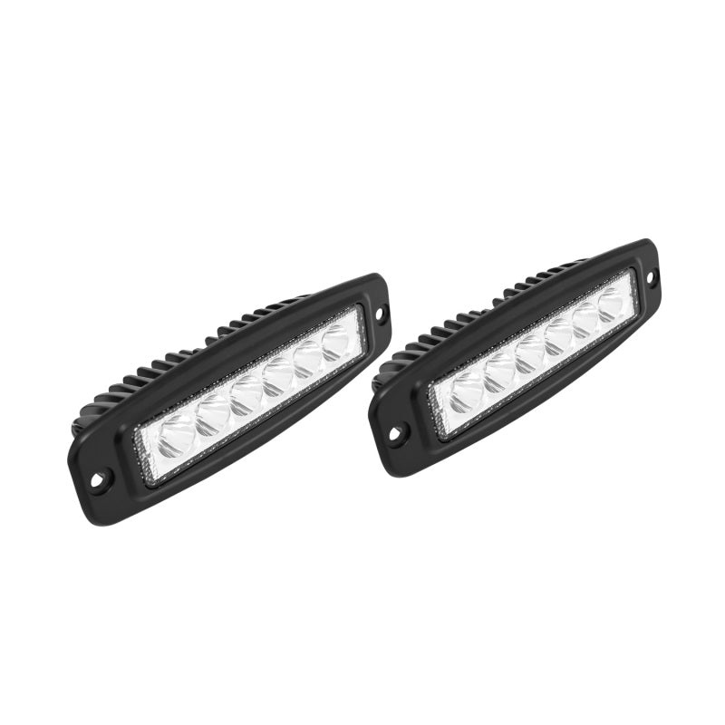 Westin Einzelreihe 6 x 3 W Bridgelux mit abgeschlossener Verkabelung (2er-Set) - Schwarz 09-1918FM6