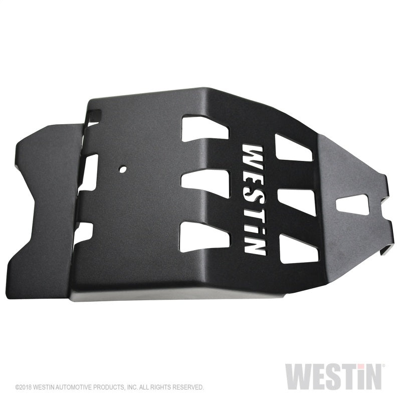 Westin/Snyper 18-21 Jeep Wrangler JL Oil Pan Skid Plate - Textured Black 42-21095