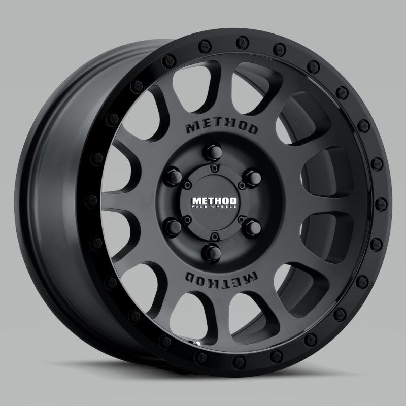 Method MR305 NV 18x9 -12mm Offset 6x5.5 108mm CB Double Black Wheel MR305890601012N