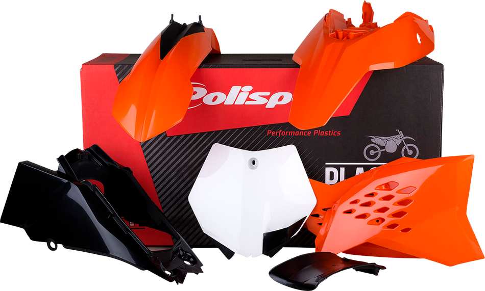 POLISPORT Body Kit - '13 - '15 OEM Orange/Schwarz - SX 65 90563 