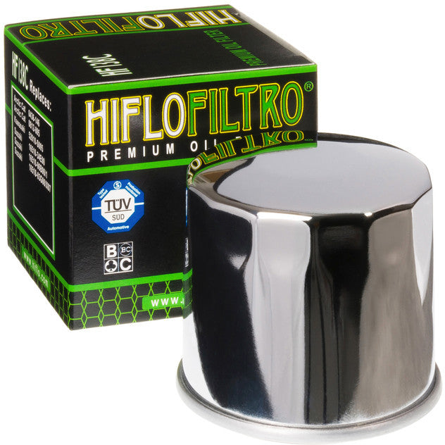 HIFLOFILTRO Oil Filter Chrome HF138C