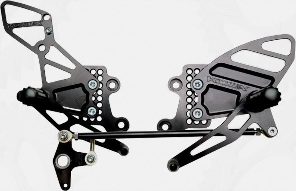 VORTEX Rear Set Complete Blk Hon RS205K