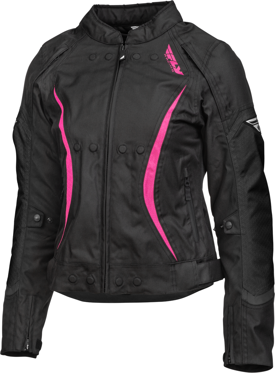 FLY RACING Women's Butane Jacket Black/Pink Xs 477-7041XS