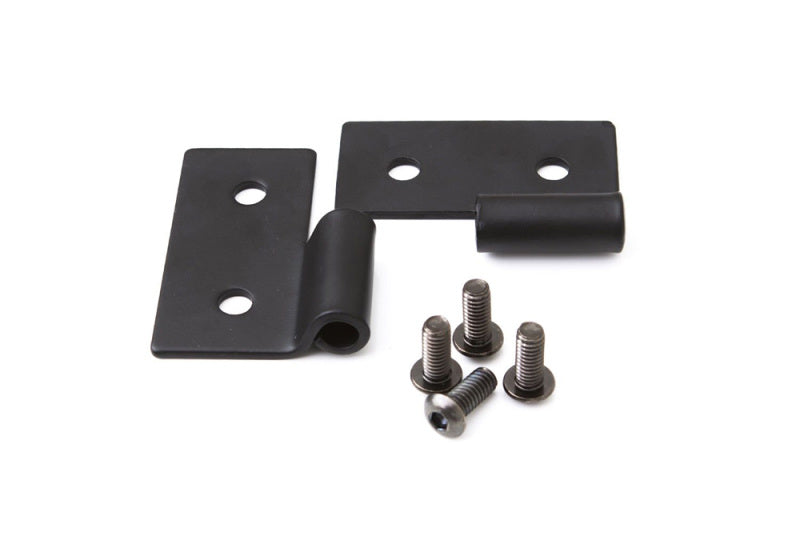 Rampage 1976-1983 Jeep CJ5 Lower Door Hinge Brackets - Black 7607