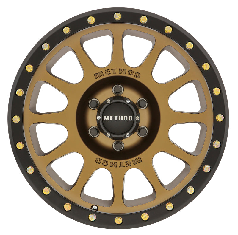 Method MR305 NV 18x9 +18mm Offset 6x5.5 108mm CB Method Bronze/Black Street Loc Wheel MR30589060918