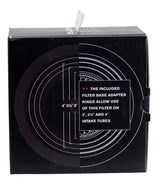 Spectre Adjustable Conical Air Filter 2-1/2in. Tall (Fits 3in. / 3-1/2in. / 4in. Tubes) - Red 8162