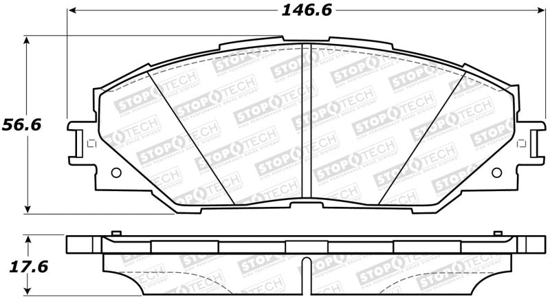 StopTech Street Brake Pads 308.1211