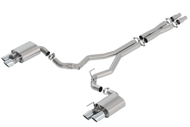 Borla 2018 Ford Mustang GT 5.0L AT/MT 3in ATAK Catback Exhaust w/ Valves 140743