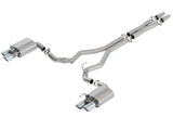 Borla 2018 Ford Mustang GT 5.0L AT/MT 3in ATAK Catback Exhaust w/ Valves 140743