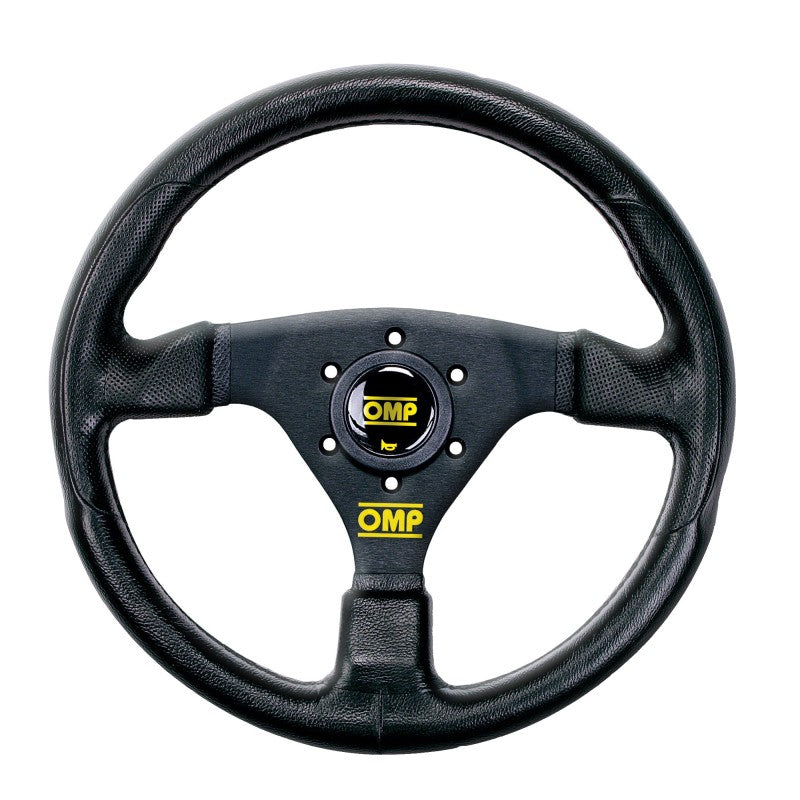 OMP GP Racing Steering Wheel - Black/Black OD0-1981-071