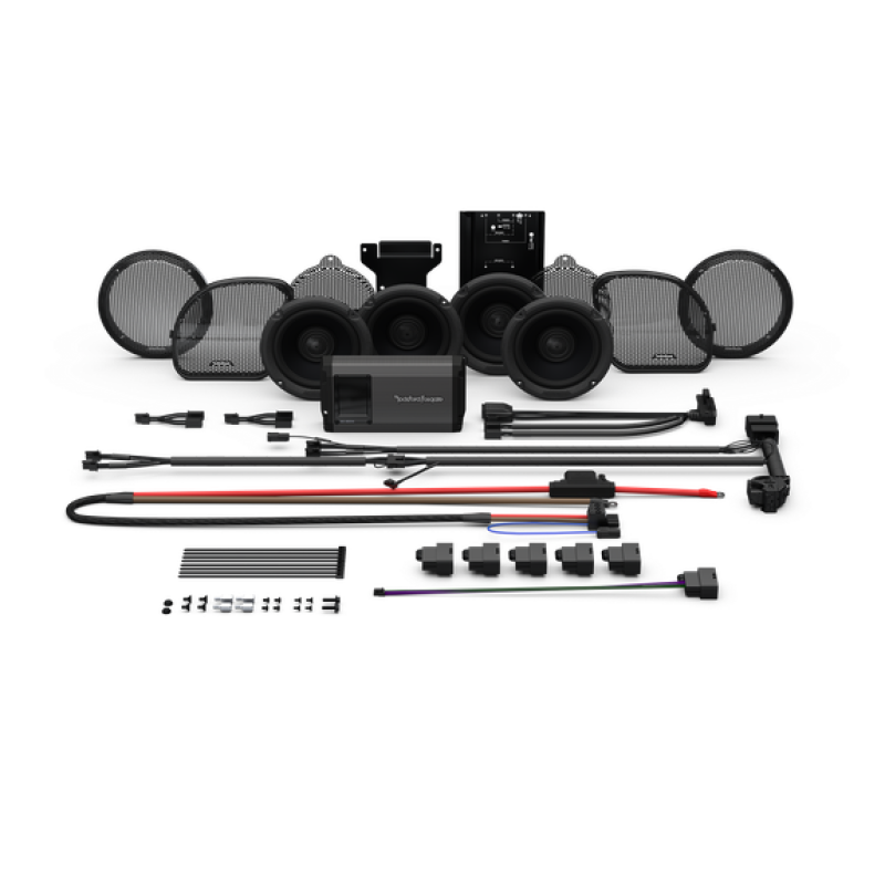 Rockford Fosgate 2014+ Harley Davidson Road Glide/Street Glide Ultra Stage 2 Audio Kit HD14U-STG2
