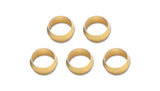 Vibrant Brass Olive Inserts 5/16in - Pack of 5 16465
