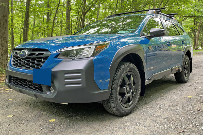 Rally Armor 2022 Subaru Outback Wilderness Black Mud Flap Grey Logo MF76-UR-BLK/GRY